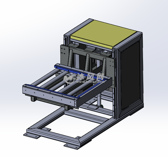 滚筒升降机 模型