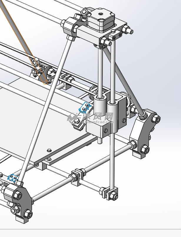 单侧三轴联动机构