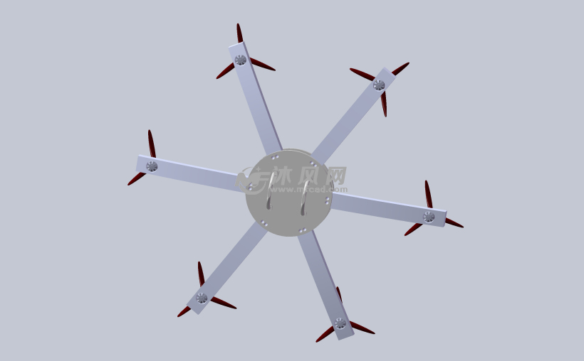 两款无人机三维模型