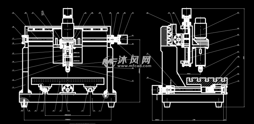 简易数控钻床模型
