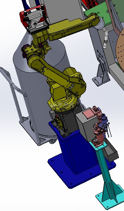 自动焊接工作站模型