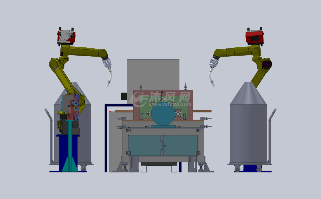 自动焊接工作站模型