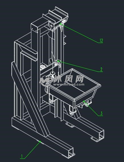 旋转升降机二维图