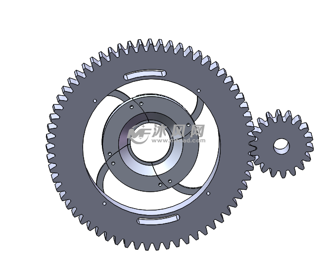 齿轮旋转锁紧装置