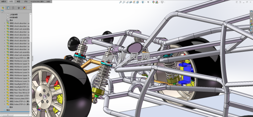赛车钢管框架结构