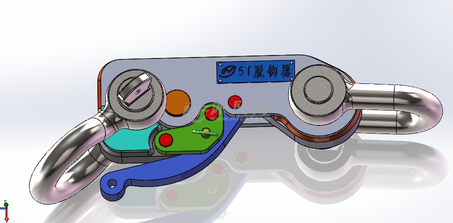 拉绳式快速脱钩器