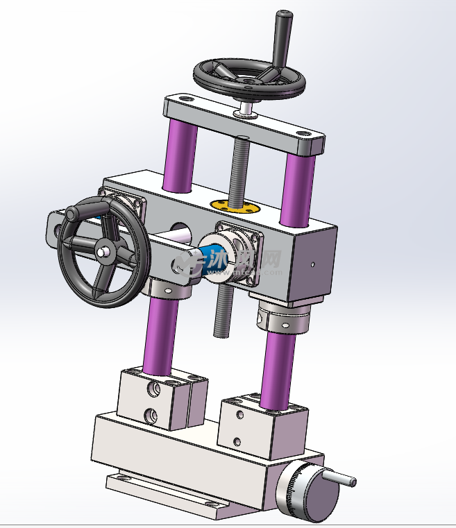 三向位置调节机构