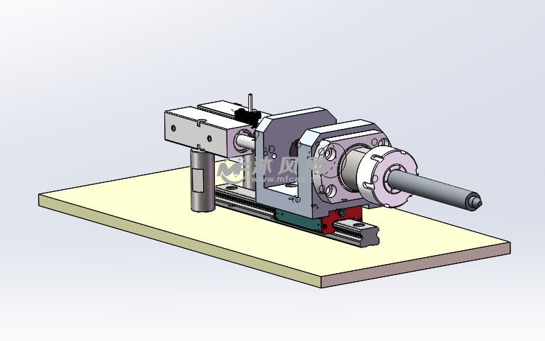 可调气动顶尖 - 机床附件图纸 - 沐风网