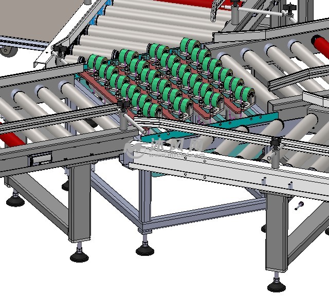 物流分拣及贴标线