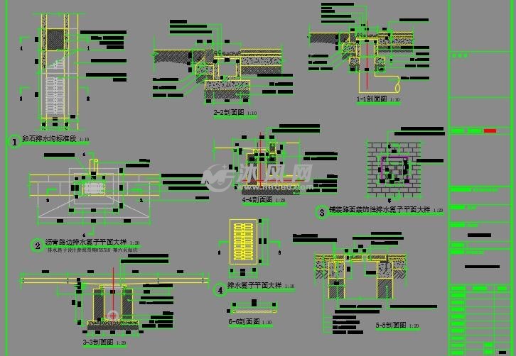 某居住区景观花园详细施工图