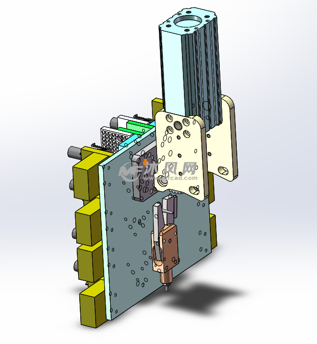 注塑机治具,机械手治具,取出治具,按钮取出治具,包含料头检测,产品