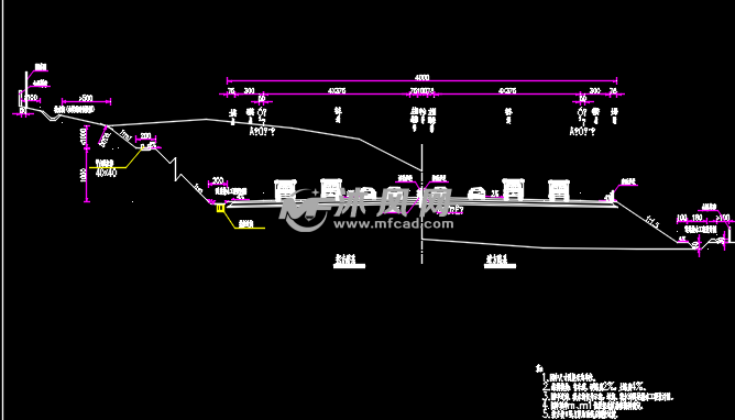 各種分級公路標準橫斷面- 結構圖紙 - 沐風網