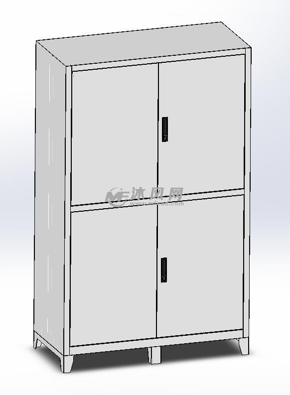 文件柜工具柜设计 工位器具图纸 沐风网