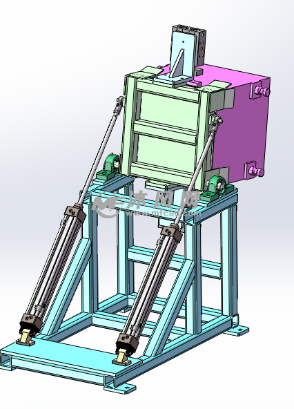 打筋锅翻转倒料机