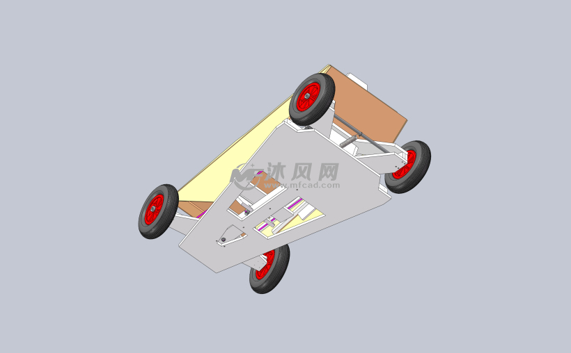 无动力玩具车设计模型