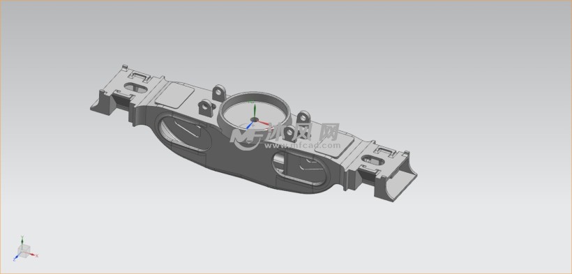 径向转向架铸造摇枕