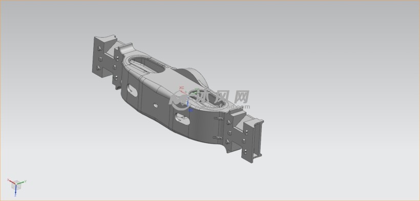 径向转向架铸造摇枕