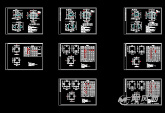 雨污交汇井穿越井大样及配筋详图