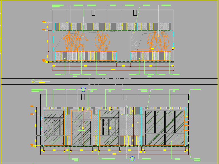 现代风格火锅店立面图纸参数图纸id: 927783图纸格式:dwg图纸版本