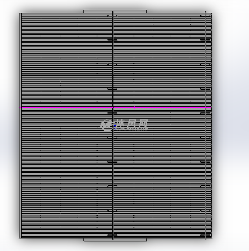 钢结构雨棚模型