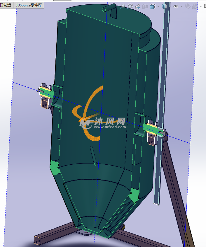 发酵罐三维模型
