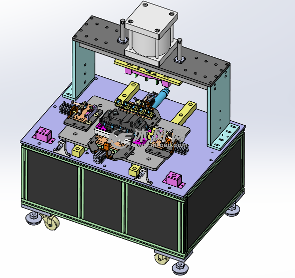半自动卡扣装配机