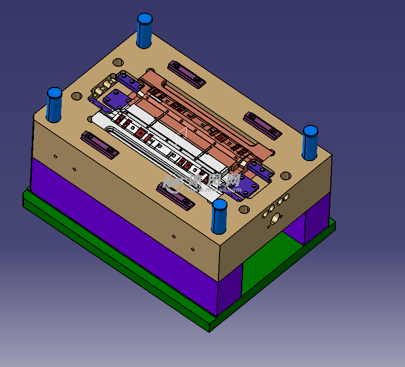 硒鼓导向板塑料模具