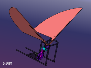 仿生扑翼飞行器 航空航天图纸 沐风网