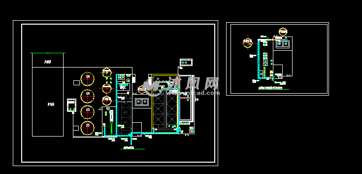 cad电缆走向布局