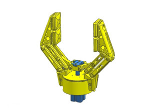 气动连杆夹爪机构
