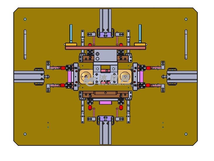 压合成型仿形治具