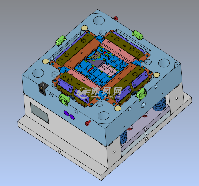 打印机托盖注塑模具