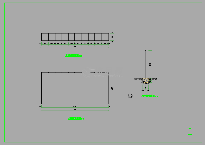 400米障碍场设计图纸