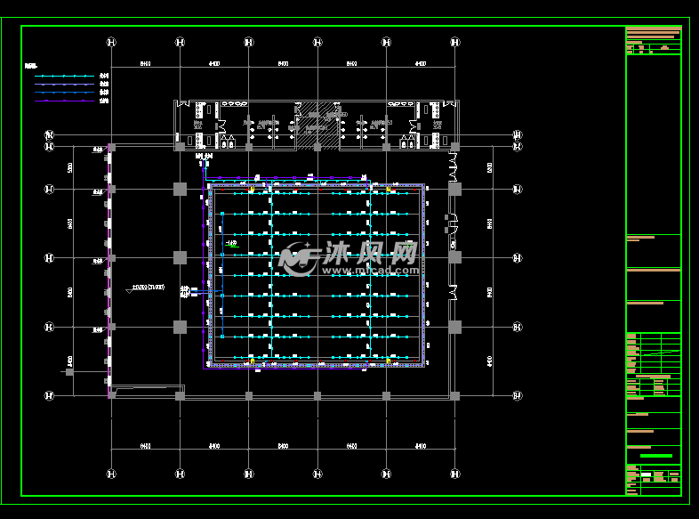 泳池管线平面布置图