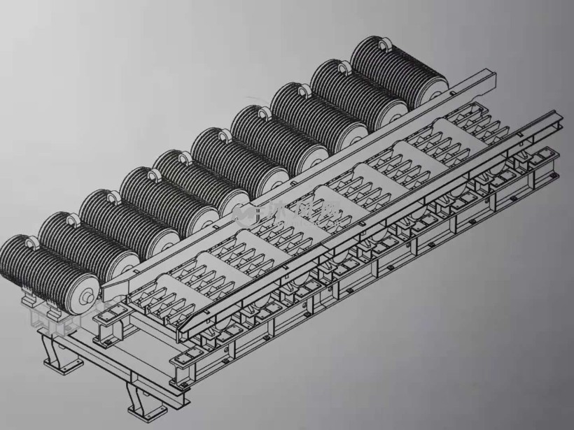 热轧轧机出口辊道图