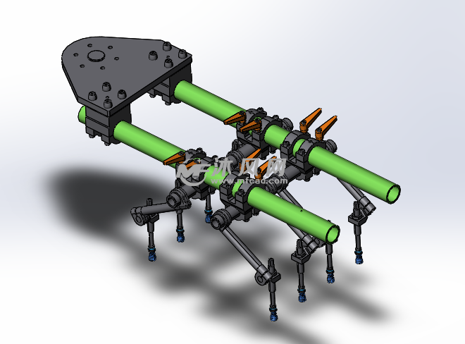 可调节机械手夹具