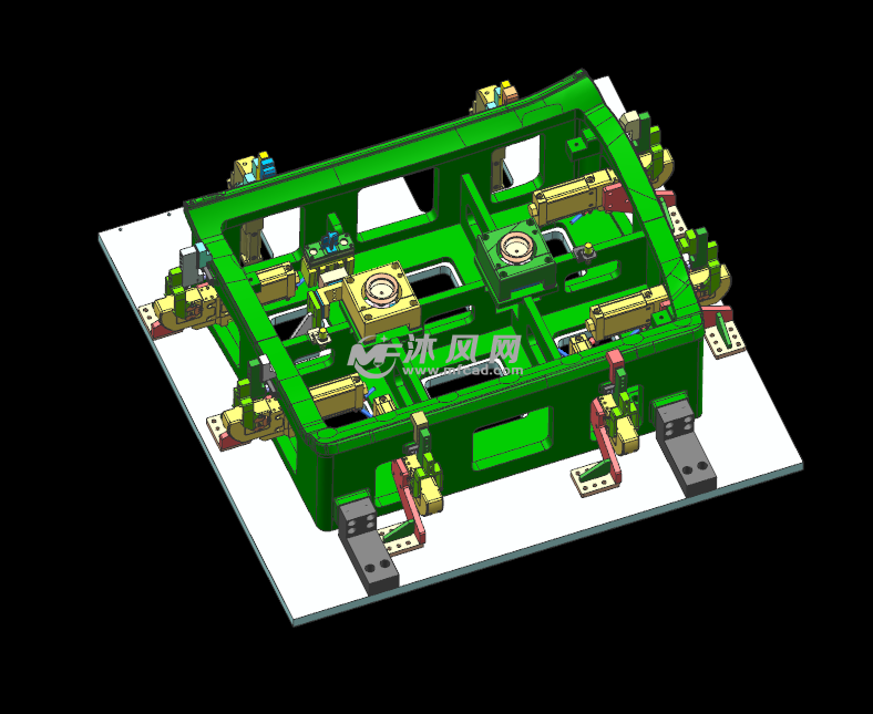 快速夹整形治具设计图