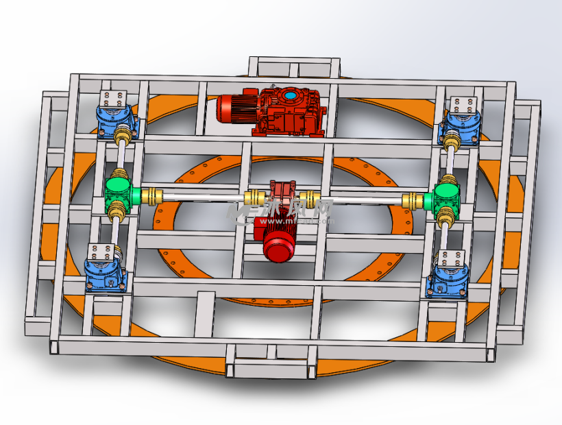 采用丝机升降机的顶升机构