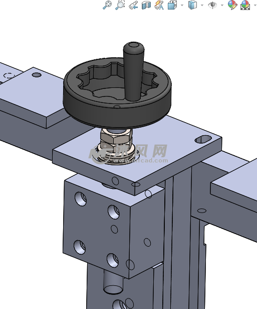 手摇式升降台模型图