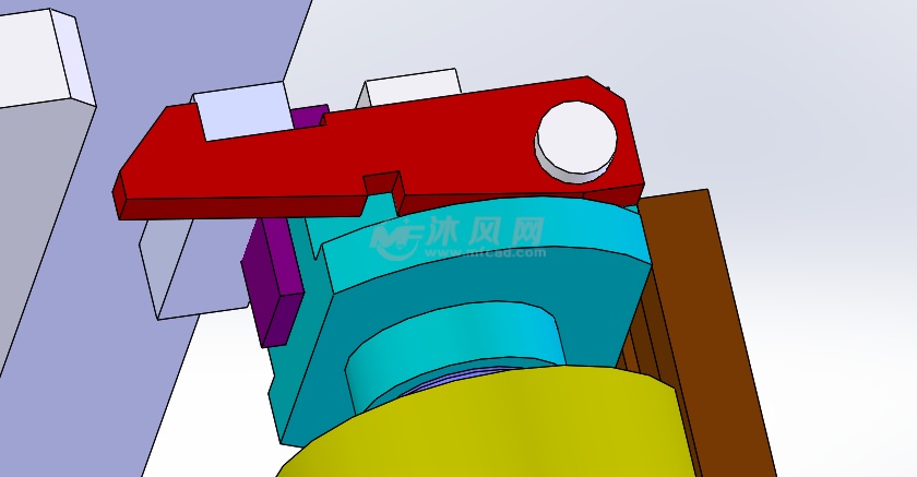 自动限位锁扣机构