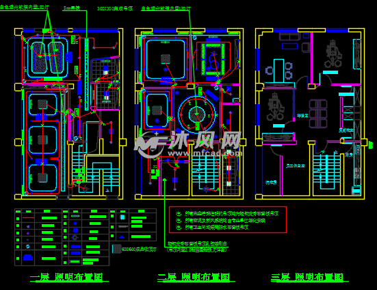 口腔醫院水電設計施工圖紙