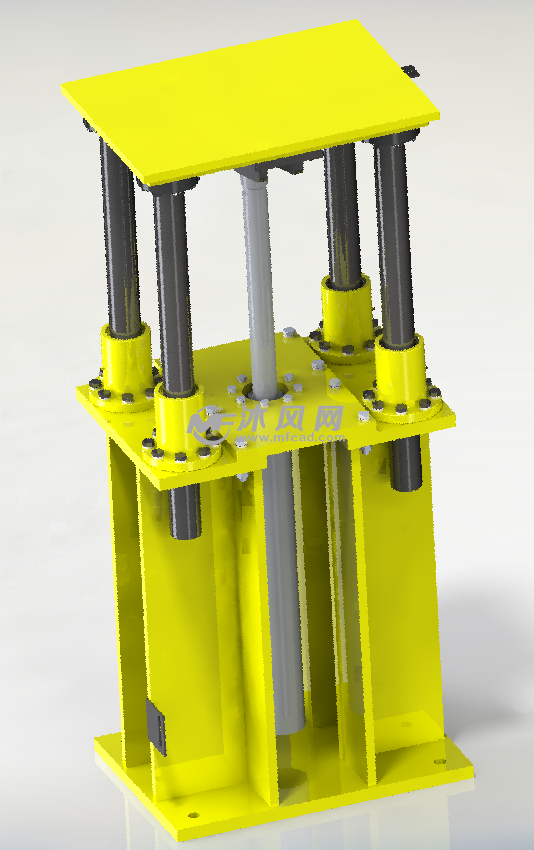 四柱升降机升降机构