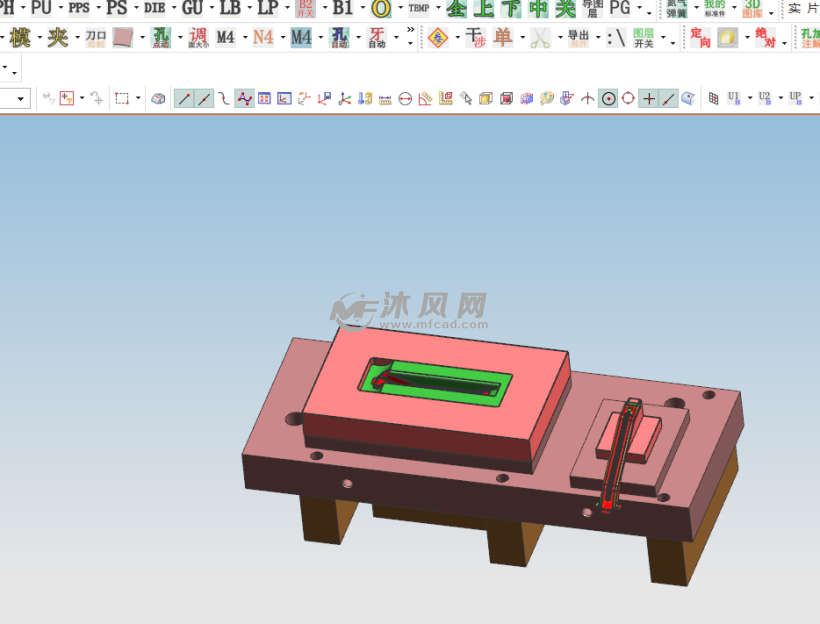 转向支撑仪表板安装支架左三维图