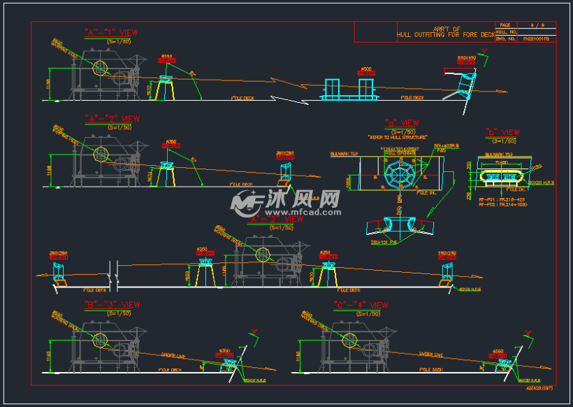 舾装图纸剖面