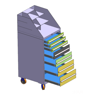 工具箱图纸下载_工具箱免费图纸,设计模型大全 - 沐风网