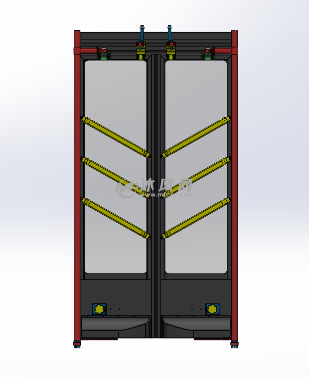 公交车门模型设计
