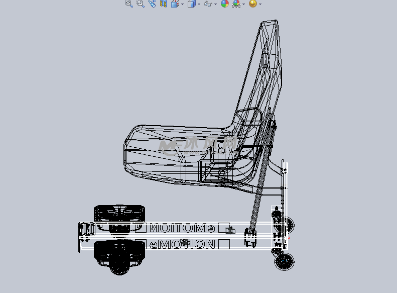 定制的滑板车设计模型 - 玩具公仔图纸 - 沐风网