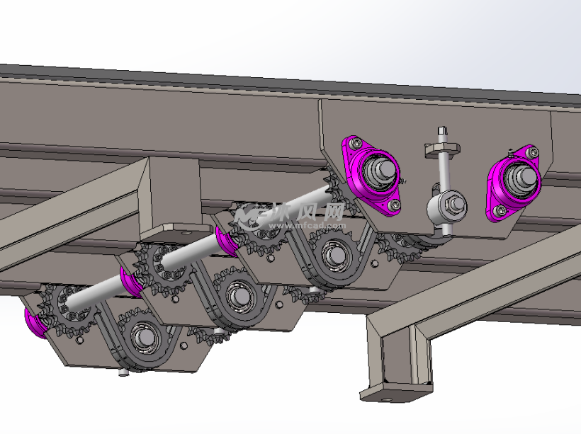 链式输送机模型图