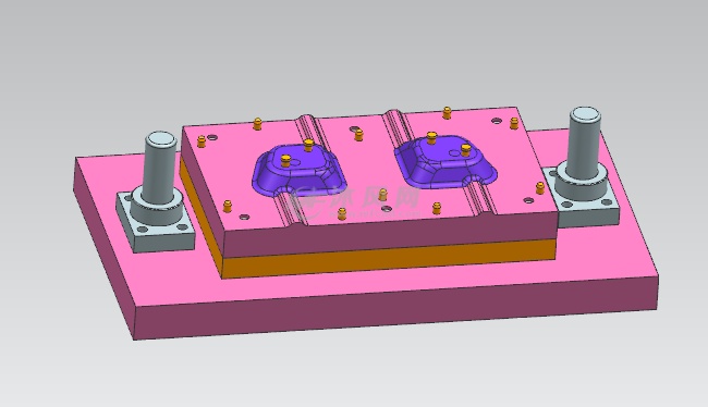 支撑托架左右件拉伸模具