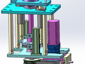 伺服旋转升降机构